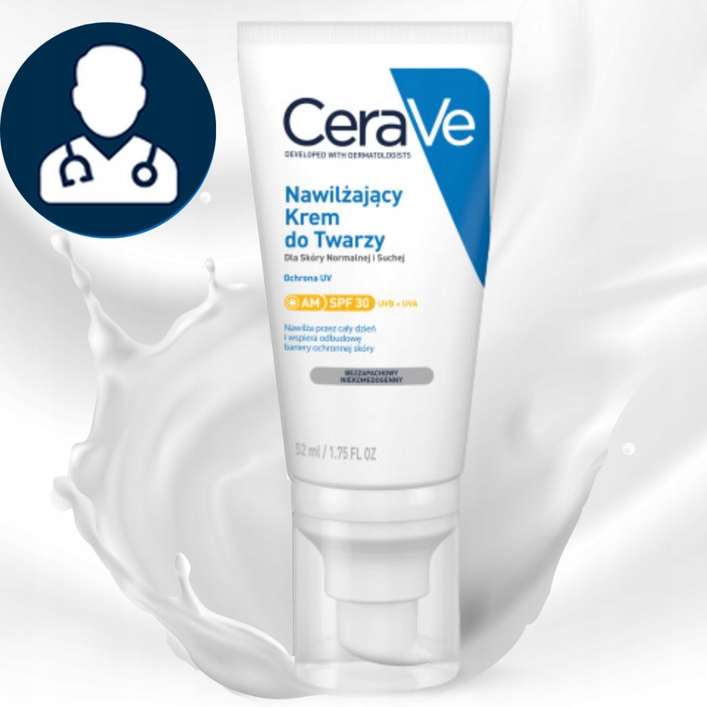 krem nawilżający do twarzy cerave skóra normalna i sucha spf 30 52ml krem nawilżający do twarzy cerave skóra normalna i sucha spf 30 52ml