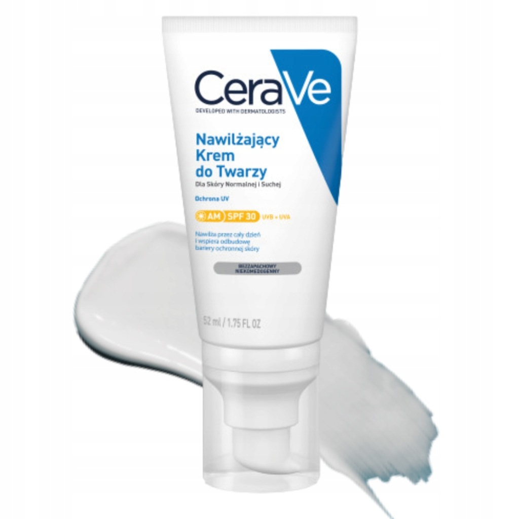 krem nawilżający do twarzy cerave skóra normalna i sucha spf 30 52ml krem nawilżający do twarzy cerave skóra normalna i sucha spf 30 52ml