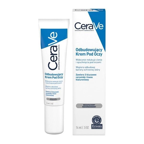cerave odbudowujący krem pod oczy redukuje cienie i opuchnięcia 14 ml cerave odbudowujący krem pod oczy redukuje cienie i opuchnięcia 14 ml